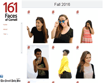 Tablet Screenshot of 161faces.cornellsun.com
